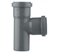 Тройник канализационный HTEA 50х50/90° Ostendorf