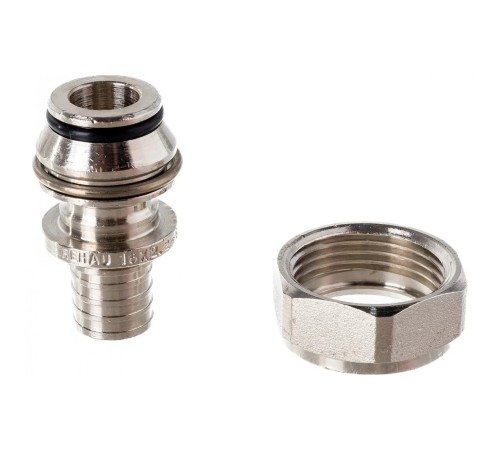 Переходник РЕХАУ НГ 16 3/4 никелированная DZR латунь на евроконус