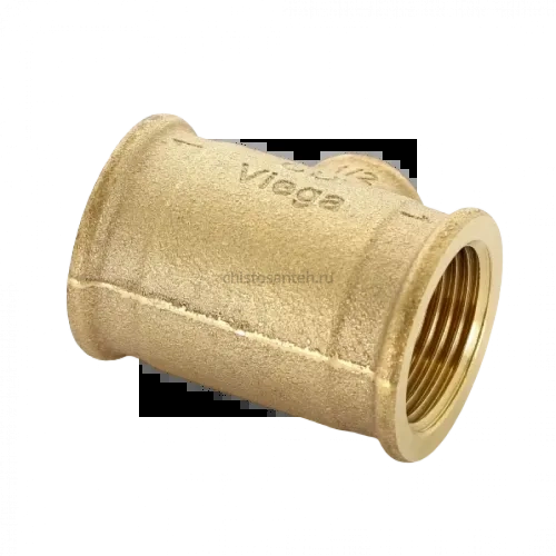 Тройник переходной с внутренней резьбой 1"x1/2"x1" Viega