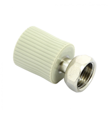 Переходник с накидной гайкой и вварным латунным патрубком PPR 20х1/2" FV-Plast