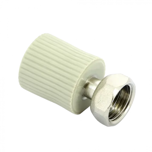 Переходник с накидной гайкой и вварным латунным патрубком PPR 20х1/2" FV-Plast
