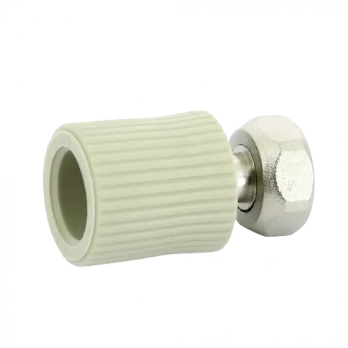Переходник с накидной гайкой и вварным латунным патрубком PPR 20х1/2" FV-Plast