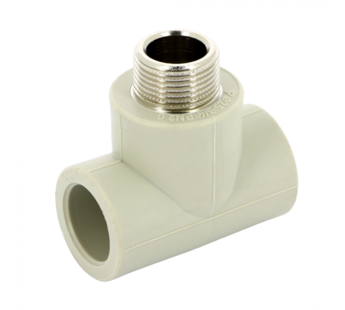 Тройник PPR с наружной резьбой 25x3/4" FV-Plast Тройник PPR с наружной резьбой 25x3/4" FV-Plast
