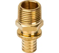 Переходник с наружной резьбой 16xR 1/2" для труб из сшитого полиэтилена Stout
