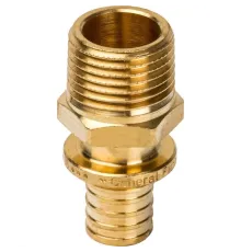Переходник с наружной резьбой 16xR 1/2" для труб из сшитого полиэтилена Stout