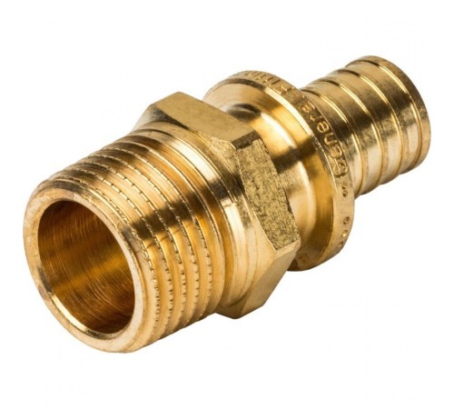 Переходник с наружной резьбой 16xR 1/2" для труб из сшитого полиэтилена Stout