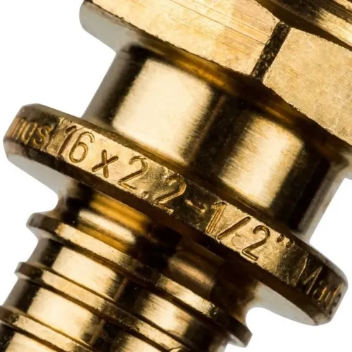 Переходник с наружной резьбой 16xR 1/2" для труб из сшитого полиэтилена Stout