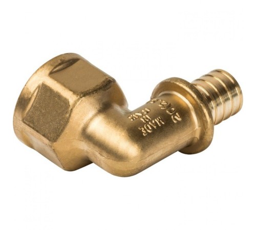 Угольник-переходник с внутренней резьбой 20xG 3/4" для труб из сшитого полиэтилена Stout