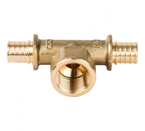 Тройник-переходник с внутренней резьбой 16xR 1/2" для труб из сшитого полиэтилена Stout