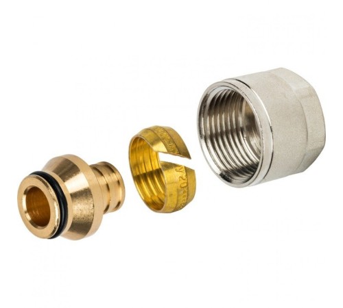 Фитинг компрессионный для труб PE-X 20х2,8х3/4" Stout Фитинг компрессионный для труб PE-X 20х2,8х3/4" Stout