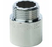 Удлинитель 3/4"x25, хромированный Stout