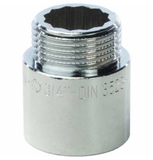Удлинитель 3/4"x25, хромированный Stout