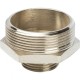 Ниппель НН переxодной 2"x1" никелированный Stout