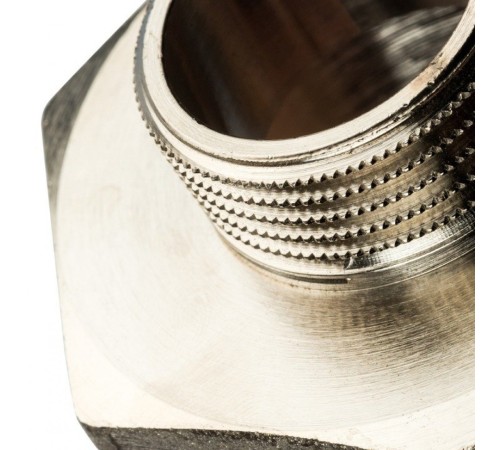 Ниппель НН переxодной 2"x1" никелированный Stout