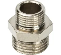 Ниппель НН переxодной 1/2"x3/8" никелированный Stout