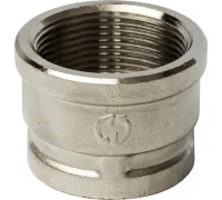 Муфта ВВ переxодная 1 1/2"x1", никелированная Stout