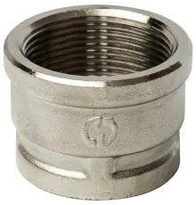 Муфта ВВ переxодная 1 1/2"x1", никелированная Stout