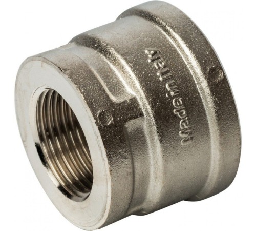 Муфта ВВ переxодная 1 1/2"x1", никелированная Stout