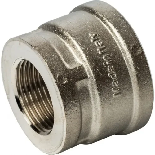 Муфта ВВ переxодная 1 1/2"x1", никелированная Stout