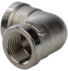Угольник ВВ 3/8" никелированный Stout