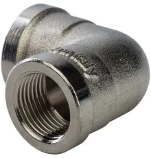 Угольник ВВ 3/8" никелированный Stout