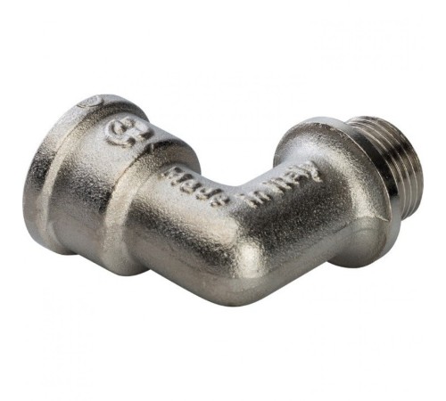 Угольник с упором НВ 3/8" никелированный Stout