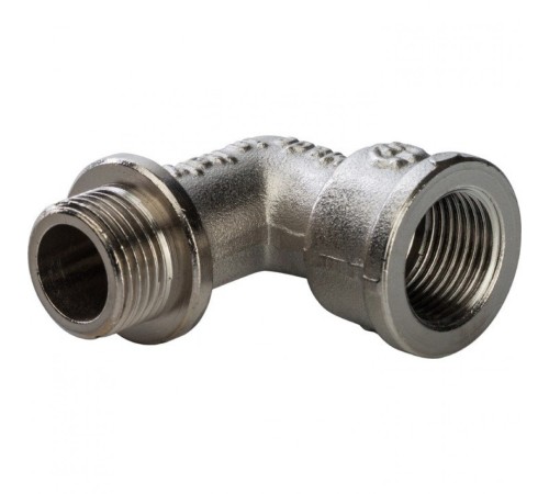 Угольник с упором НВ 3/8" никелированный Stout