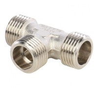 Тройник НН 1/2x1/2x1/2, никелированный Stout