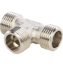 Тройник НН 1/2x1/2x1/2, никелированный Stout