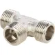 Тройник НН 1/2x1/2x1/2, никелированный Stout