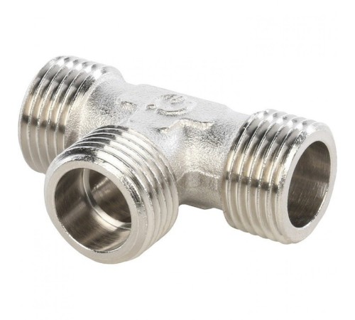 Тройник НН 1/2x1/2x1/2, никелированный Stout