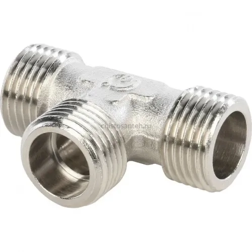 Тройник НН 1/2x1/2x1/2, никелированный Stout