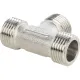 Тройник НН 1/2x1/2x1/2, никелированный Stout