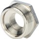 Футорка 1"x1/2", никелированная Stout