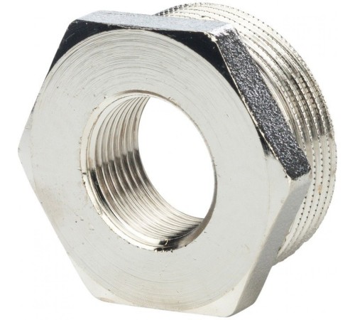 Футорка 1"x1/2", никелированная Stout