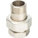 Разъемное соединение американка ВН 1/2" уплотнение под гайкой o-ring кольцо, никелированное Stout