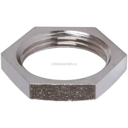 Контргайка 3/4", никелированная Stout