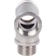 Тройник латунный ВНВ 1/2"x1/2"x1/2", никелированный Stout (Стоут)