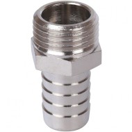 Штуцер НР 1/2"x16, никелированный Stout