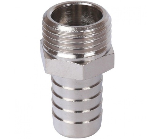 Штуцер НР 1/2"x16, никелированный Stout