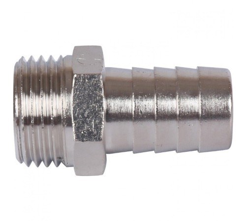 Штуцер НР 1/2"x16, никелированный Stout