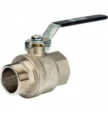 Кран шаровой полнопроходной ВР/НР 1 1/2", ручка рычаг Stout