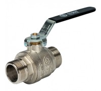 Кран шаровой полнопроходной НР/НР 3/4", ручка рычаг Stout