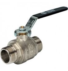 Кран шаровой полнопроходной НР/НР 3/4", ручка рычаг Stout