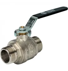 Кран шаровой полнопроходной НР/НР 3/4", ручка рычаг Stout
