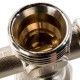 Узел нижнего подключения радиатора для однотрубной системы 3/4", прямой Stout