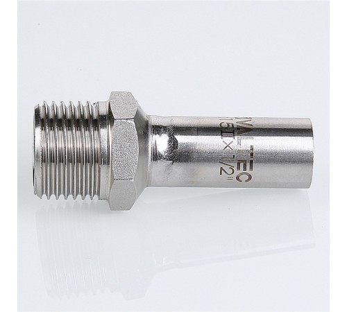 Пресс-вставка с наружной резьбой 54 мм х 2"  из нержавеющей стали VTi.906.I.005409 VALTEC (ВАЛТЕК)