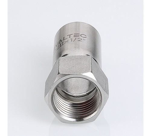 Пресс-вставка с внутренней резьбой 28 мм х 3/4"  из нержавеющей стали VTi.907.I.002805 VALTEC (ВАЛТЕК)