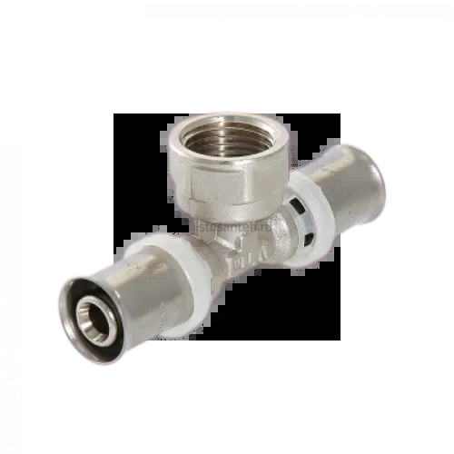 Тройник пресс с внутренней резьбой 16х1/2"х16 Valtec