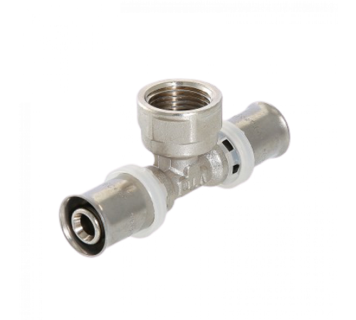 Тройник пресс с внутренней резьбой 26х3/4"х26 Valtec